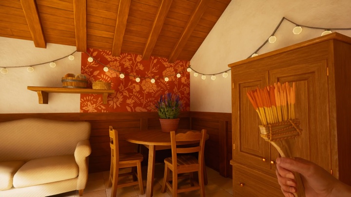 A paintable island home interior under construction